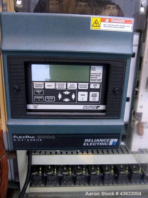 Used Davis Standard 6” Single Screw Extruder, Model 60IN60TPIH. Approximately 24 to 1 L/D ratio. Electrically heated, water cooled 5 zone non-vented barrel, with tank, heat exchanger, and pump. Water...