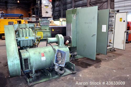 Used Davis Standard 6” Single Screw Extruder, Model 60IN60TPIH. Approximate 24 to 1 L/D ratio. Electrically heated, water cooled 5 zone non-vented barrel, with tank and heat exchanger, missing the pu...