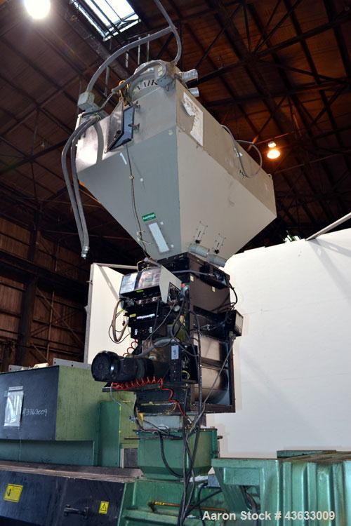 Used Davis Standard 6” Single Screw Extruder, Model 60IN60TPIH. Approximate 24 to 1 L/D ratio. Electrically heated, water cooled 5 zone non-vented barrel, with tank and heat exchanger, missing the pu...