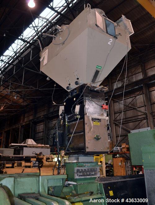 Used Davis Standard 6” Single Screw Extruder, Model 60IN60TPIH. Approximate 24 to 1 L/D ratio. Electrically heated, water cooled 5 zone non-vented barrel, with tank and heat exchanger, missing the pu...