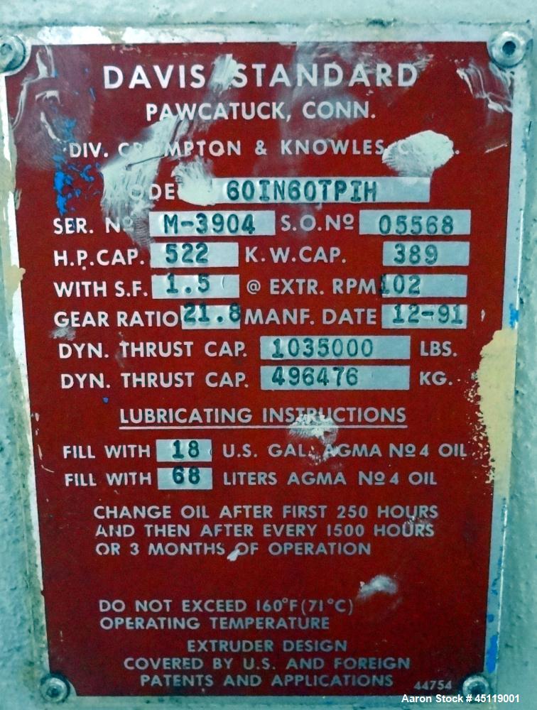 Used Davis Standard Co-Extrusion Line