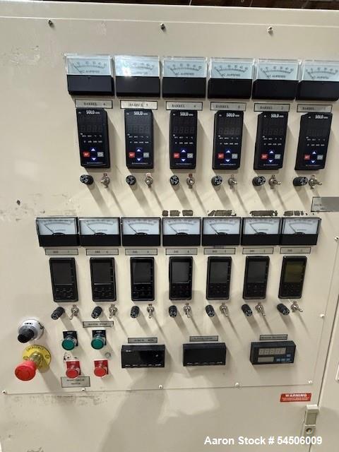 Used Davis-Standard 60IN60TPIH 6" Single Screw Extruder – 34:1 L/D, 400 HP, Vented Barrel with ABB Drive