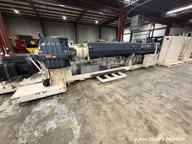 Used Davis-Standard 60IN60TPIH 6" Single Screw Extruder – 34:1 L/D, 400 HP, Vented Barrel with ABB Drive