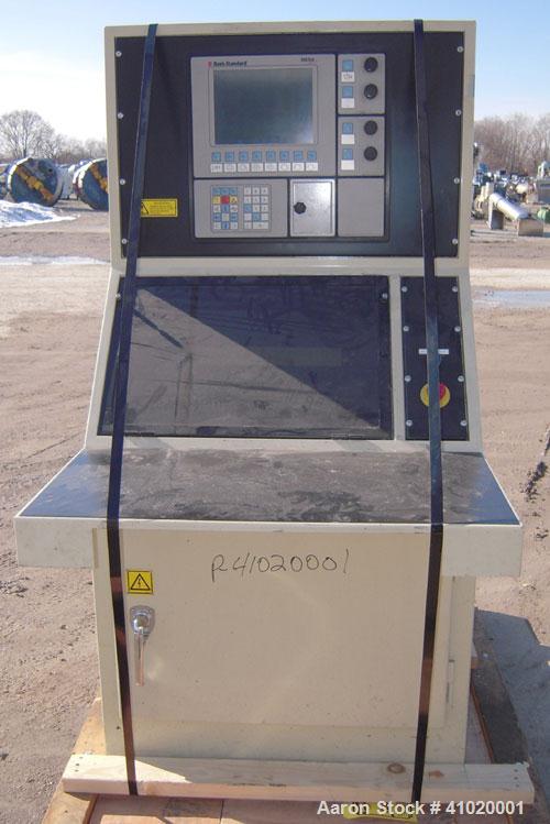 Used Davis Standard 3" Single Screw Extruder, Model 75MM75MV MFG 2002, Approximate 30:1 L/D ratio. Electrically heated, air cooled, non-vented 6 zone barrel. Water cooled feed throat with magnet, no ...