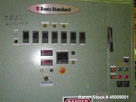 Used Davis Standard 8” Thermatic Single Screw Extruder, Model 80IN45T