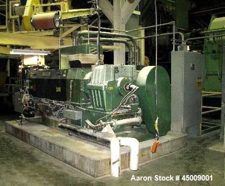 Used Davis Standard 8” Thermatic Single Screw Extruder, Model 80IN45T