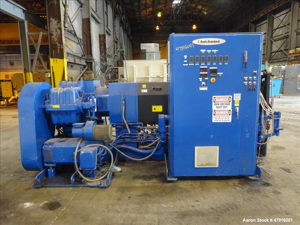 Used Davis Standard Model 80IN45T, 8" Thermatic Single Screw Extruder