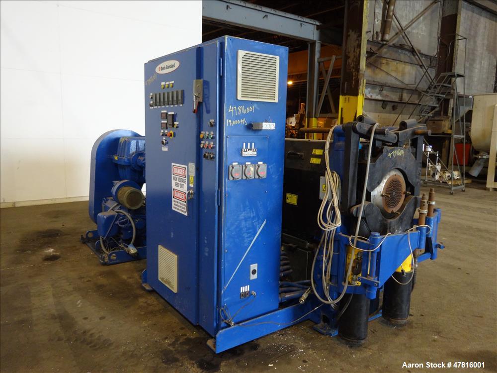 Used Davis Standard Model 80IN45T, 8" Thermatic Single Screw Extruder