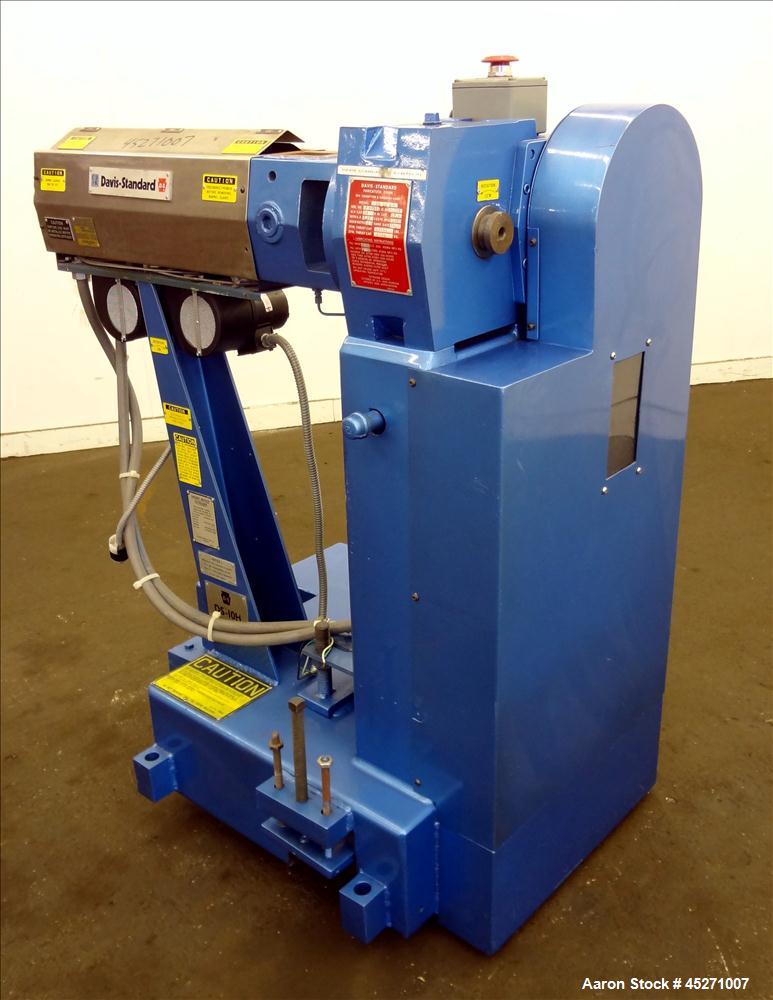Used Davis Standard 1" Single Screw Extruder, Model DS-10-HM