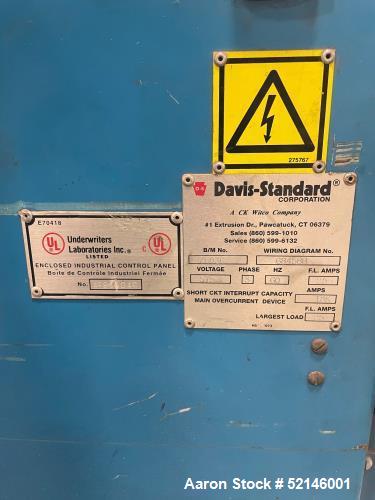 Used Davis Standard 1.5" Lab Extruder