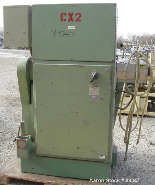 USED: Davis Standard 1.5" single screw extruder, model DS-15-H, approximate 26:1 L/D ratio. Electrically heated, air cooled 4 zone non-vented barrel. Water cooled feed throat with hopper. Driven by a...
