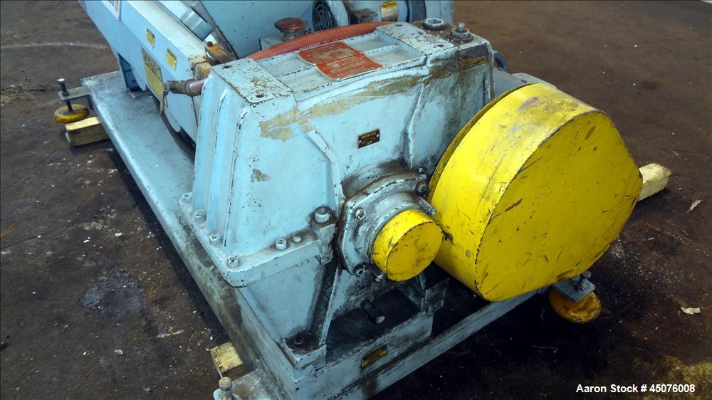Used Davis Standard 3" Single Screw Extruder, Model DS-30. Approximate 24 to 1 L/D Ratio. Electrically heated, air cooled 4 zone non-vented barrel. Water cooled feed throat with hopper. Driven by a 4...