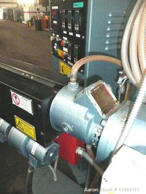 Used-1.25" Davis Standard Extruder, model DS125. 24:1 L/D, electrically heated, air cooled, with 5 hp 230 volt DC motor with...