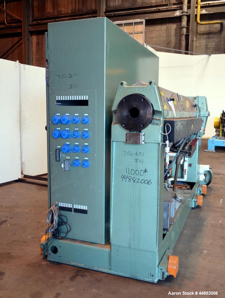 Used Davis Standard 3-1/2" Single Screw Extruder, Model DSPW35IN35