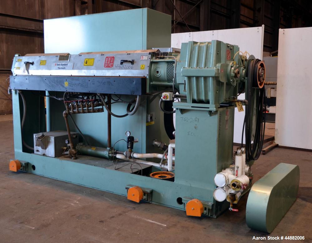 Used Davis Standard 3-1/2" Single Screw Extruder, Model DSPW35IN35