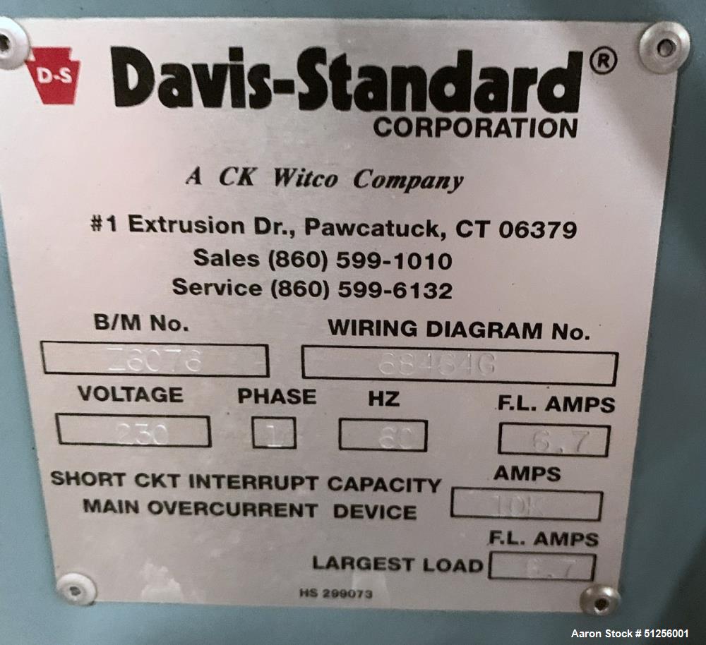 Used Davis Standard Lab Line