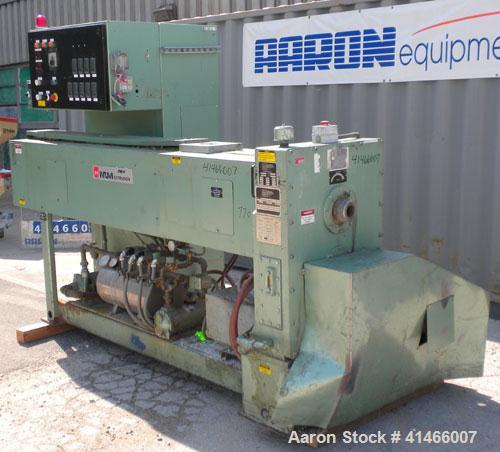 Used- Davis Standard-NRM  3-1/2" Single Screw Extruder, Model PM IV. 24 to 1 L/D ratio. Electrically heated, water cooled 4 ...