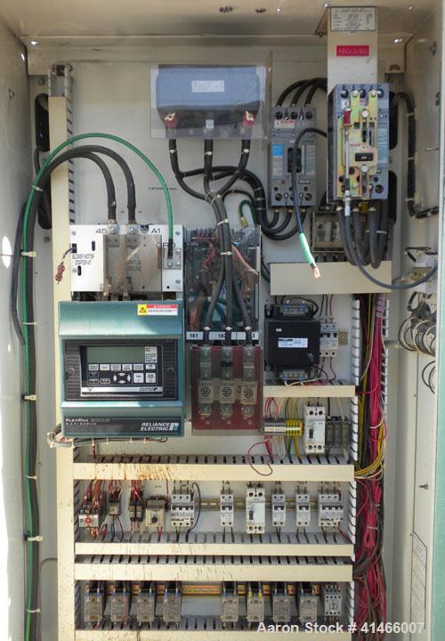 Used Davis Standard-NRM  3-1/2" Single Screw Extruder, Model PM IV. 24 to 1 L/D ratio. Electrically heated, water cooled 4 zone non-vented barrel with a pump, tank, and heat exchanger. Water cooled f...
