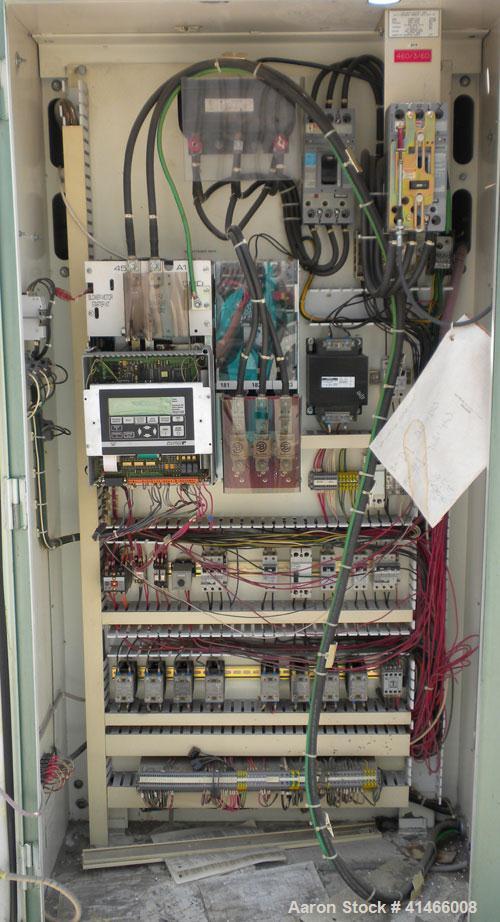 Used Davis Standard-NRM  3-1/2" Single Screw Extruder, Model PM IV. 24 to 1 L/D ratio. Electrically heated, water cooled 4 zone non-vented barrel with a pump, tank, and heat exchanger. Water cooled f...