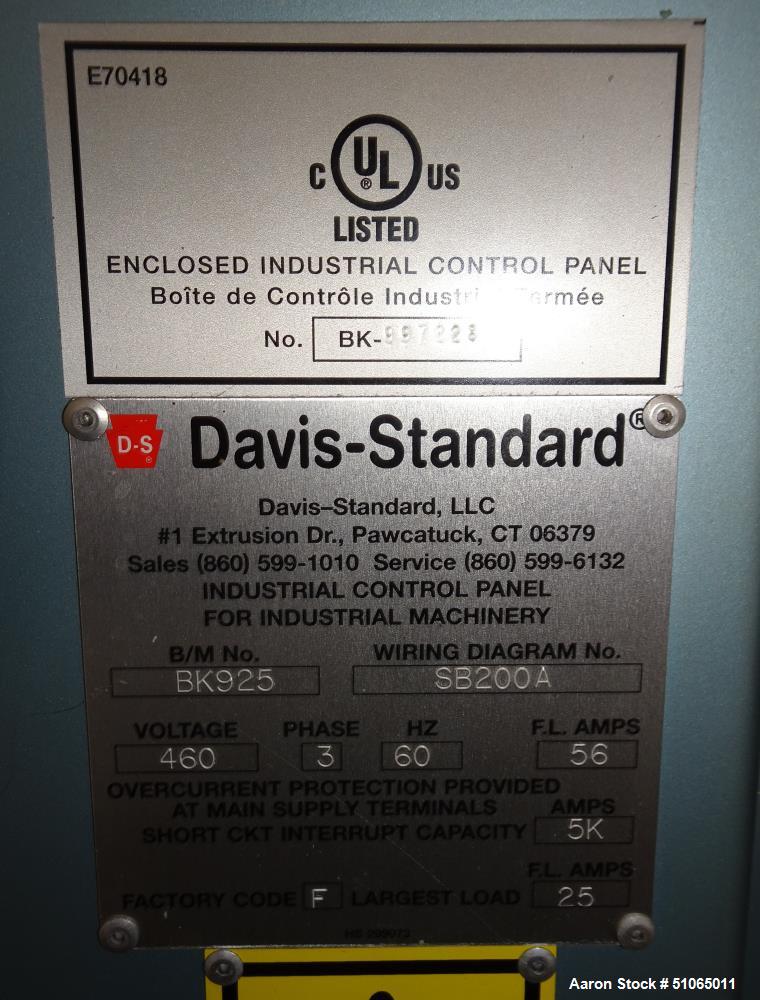 Davis Standard Super Blue 200 Single Screw Extruder