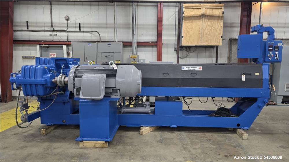 Used & Reconditioned Davis-Standard Thermatic 60IN60 6" Single Screw Extruder – 400 HP, 24:1 L/D, Thermatic Clamp