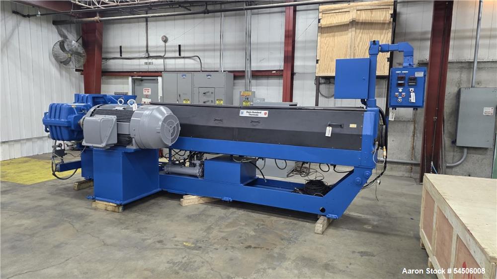 Used & Reconditioned Davis-Standard Thermatic 60IN60 6" Single Screw Extruder – 400 HP, 24:1 L/D, Thermatic Clamp