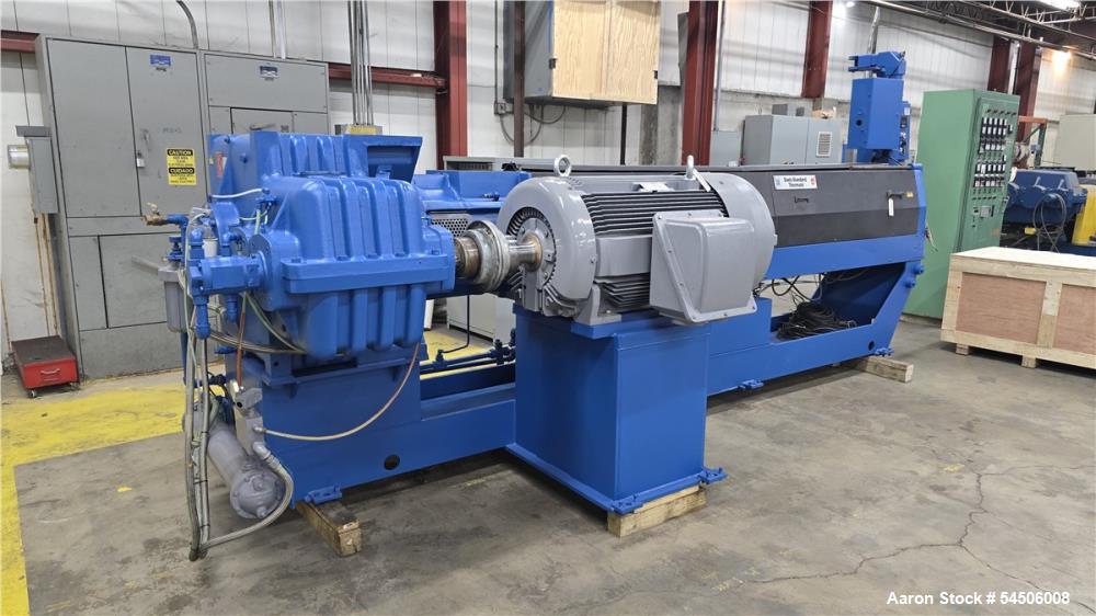 Used & Reconditioned Davis-Standard Thermatic 60IN60 6" Single Screw Extruder – 400 HP, 24:1 L/D, Thermatic Clamp
