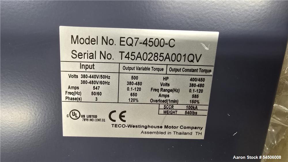 Used & Reconditioned Davis-Standard Thermatic 60IN60 6" Single Screw Extruder – 400 HP, 24:1 L/D, Thermatic Clamp