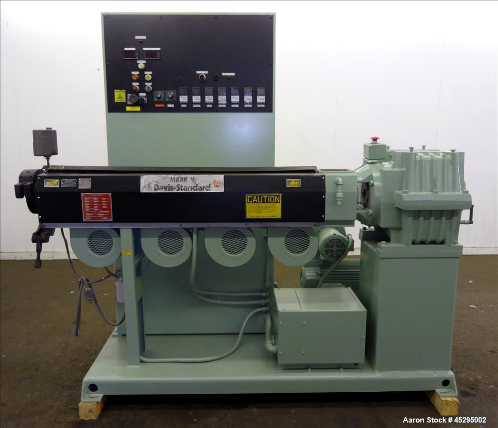 Used Davis Standard 2-1/2" Single Screw Extruder