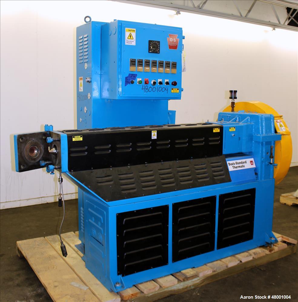 Used Davis Standard 2-1/2" Single Screw Extruder.
