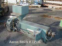 USED: Davis Standard-Filmaster 2" lowboy air cooled extruder, 24:1 L/Dratio. Belt driven by a 20 hp motor and gearbox. Has hopper, clamp,heat control panel and drive panel.
