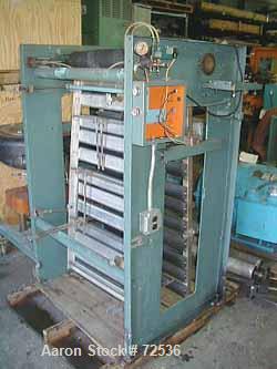 USED: Davis Standard-Filmaster 2" lowboy air cooled extruder, 24:1 L/Dratio. Belt driven by a 20 hp motor and gearbox. Has hopper, clamp,heat control panel and drive panel.