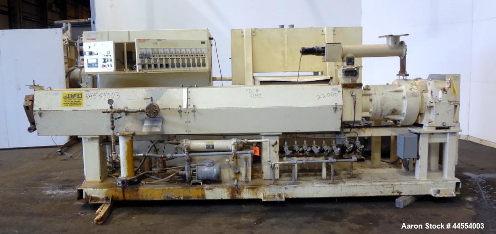 Used Deltaplast 4-1/2" Single Screw Extruder, Model D12-45O32