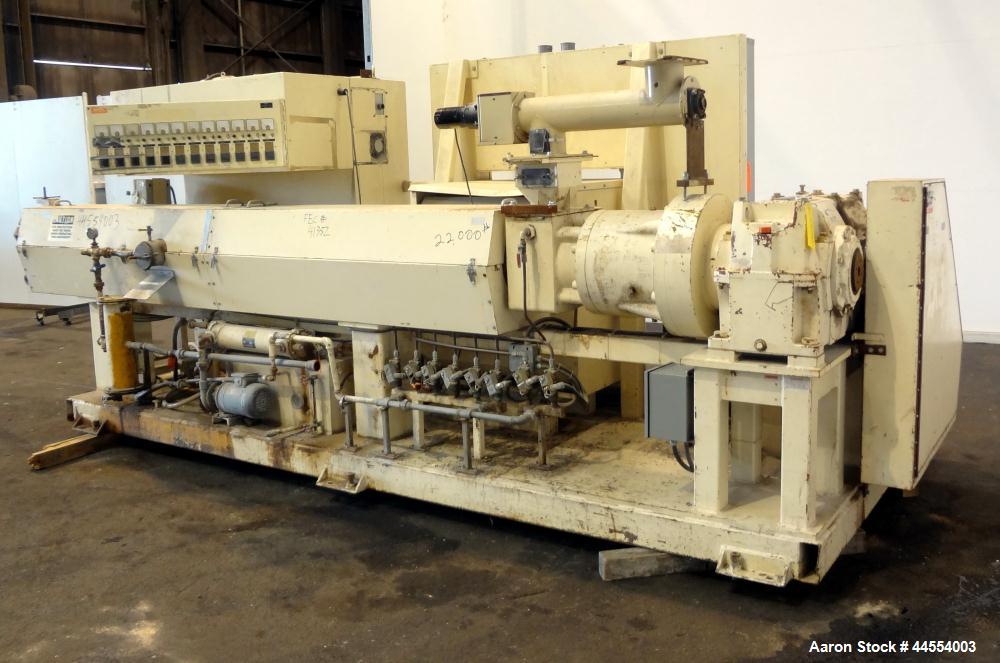 Used Deltaplast 4-1/2" Single Screw Extruder, Model D12-45O32