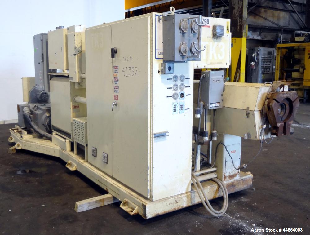 Used Deltaplast 4-1/2" Single Screw Extruder, Model D12-45O32