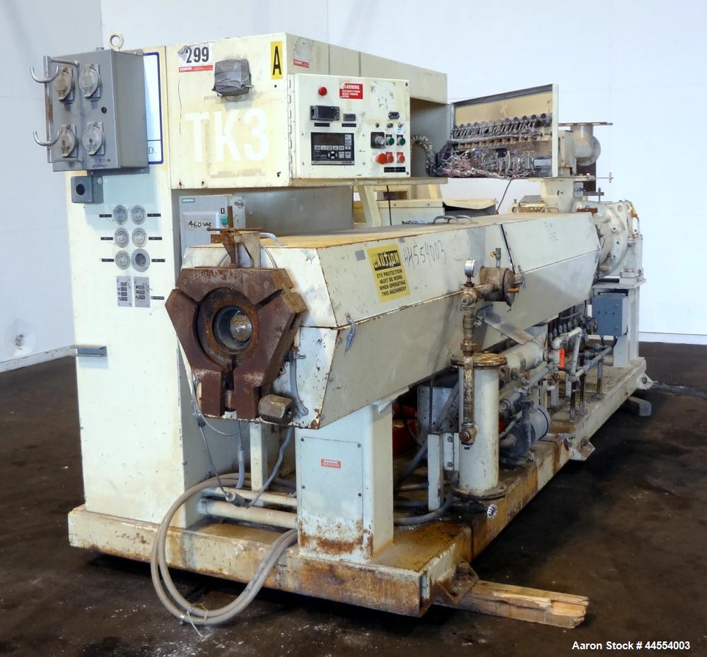 Used Deltaplast 4-1/2" Single Screw Extruder, Model D12-45O32