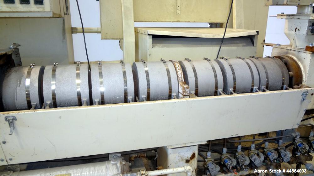 Used Deltaplast 4-1/2" Single Screw Extruder, Model D12-45O32