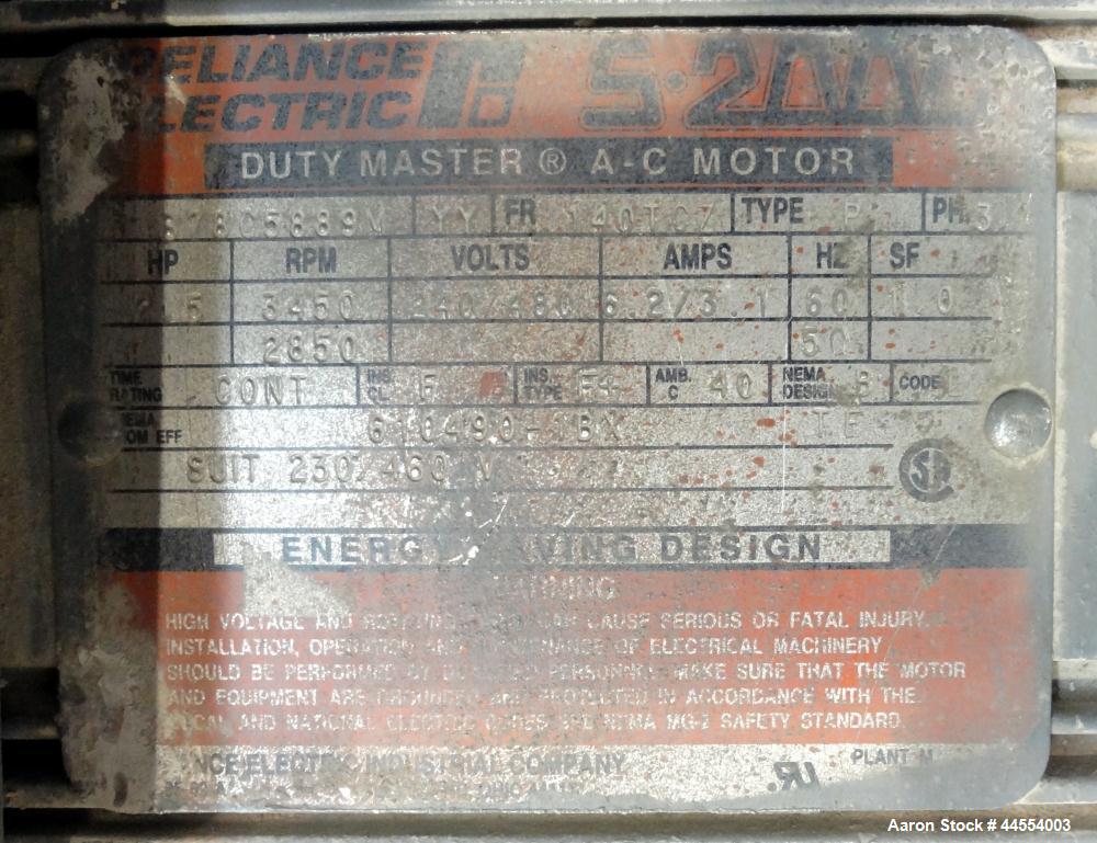 Used Deltaplast 4-1/2" Single Screw Extruder, Model D12-45O32