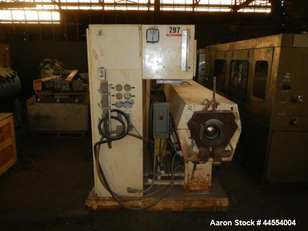 Used Deltaplast 4.5" single screw extruder, model D12045O32