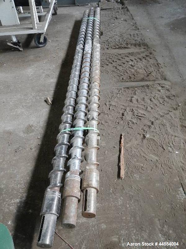Used Deltaplast 4.5" single screw extruder, model D12045O32