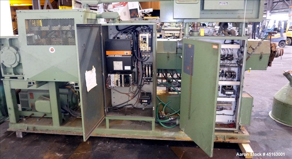 Used DeltaPlast 3-1/2" Single Screw Extruder, Model D90:350:30.