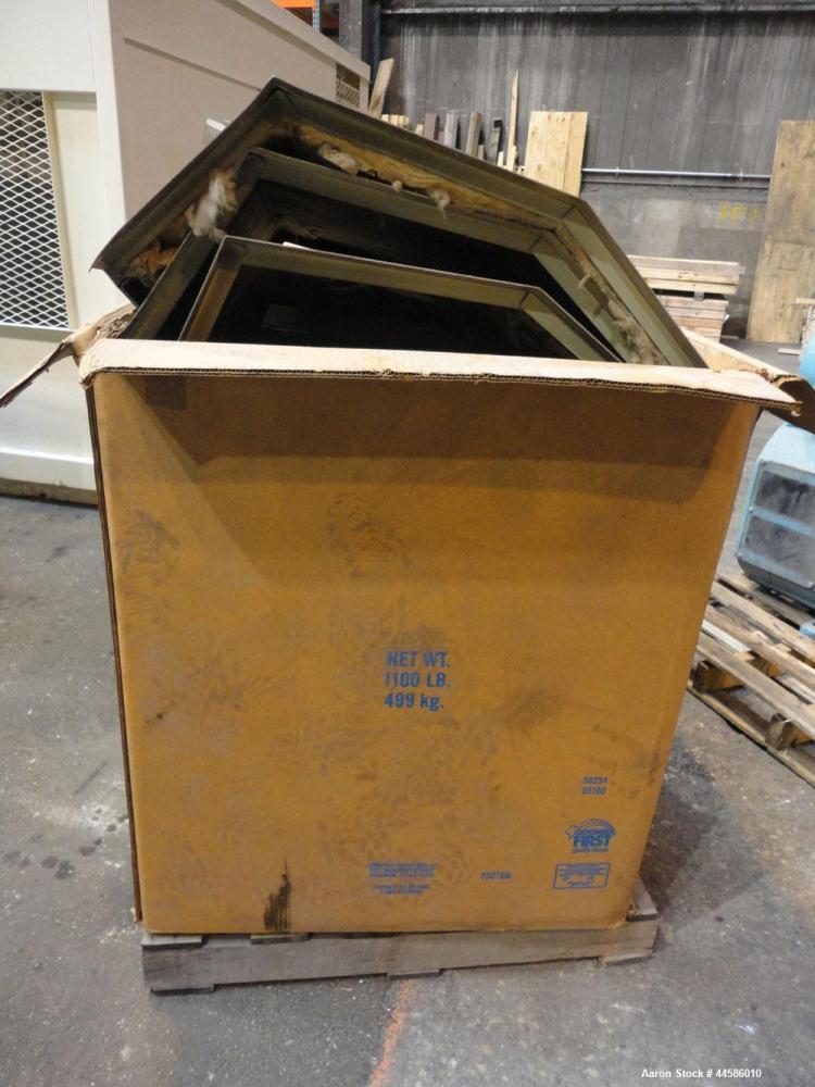 Used Egan Machinery 8" Single Screw Extruder, Model B0-08038-01. Approximately 24 to 1 L/D ratio. Electrically heated, water cooled 11 zone non-vented barrel with pump and holding tank.  Water cooled...