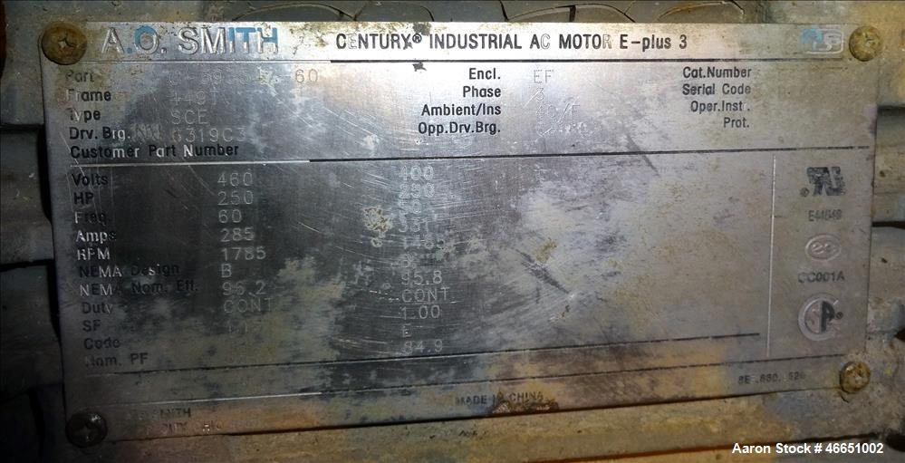 Used Egan Machinery 6" Single Screw Extruder. Approximate 22 to 1 L/D ratio, electrically heated, water cooled 7 zone non-vented barrel with pump, tank, and heat exchanger. Water cooled feed throat, ...