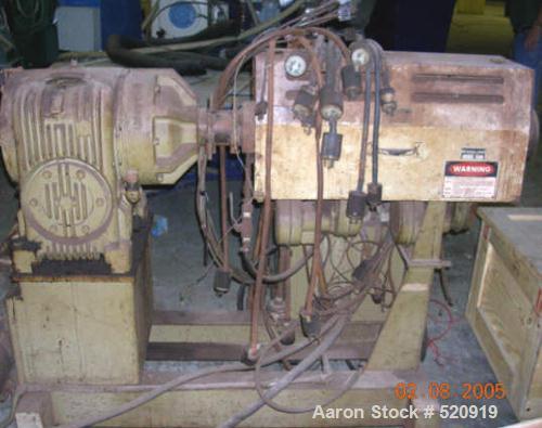 USED: Egan 1.5" extruder, air cooled with 10 hp DC motor, heatcontrol panel.