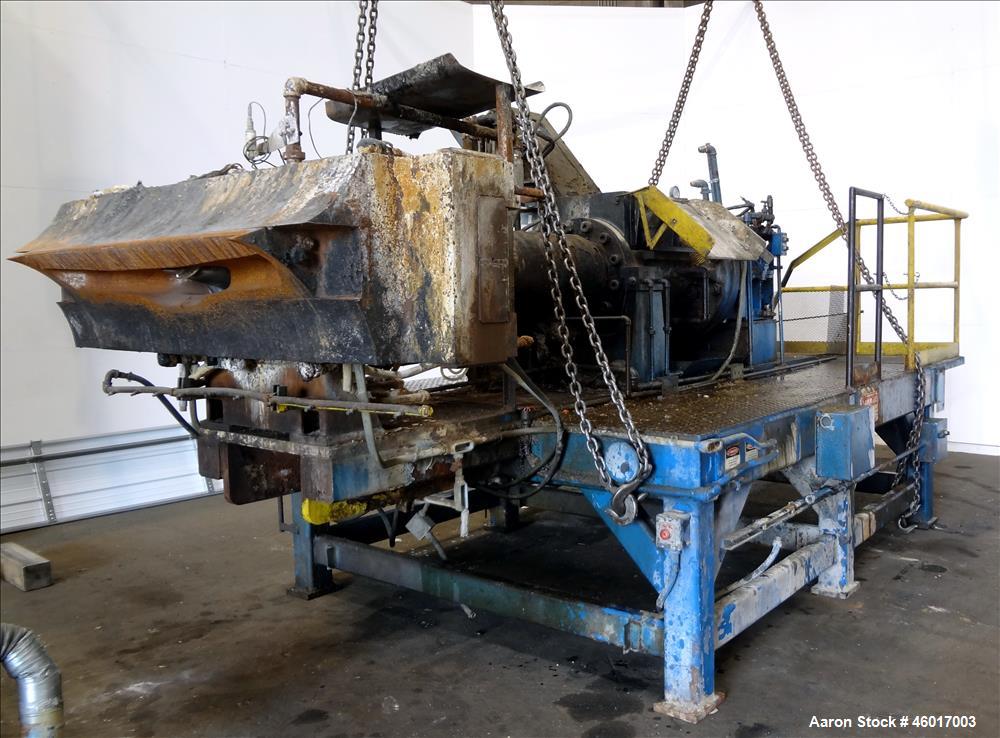 Used Farrel 10" Single Screw Dump Extruder, Model FD575.