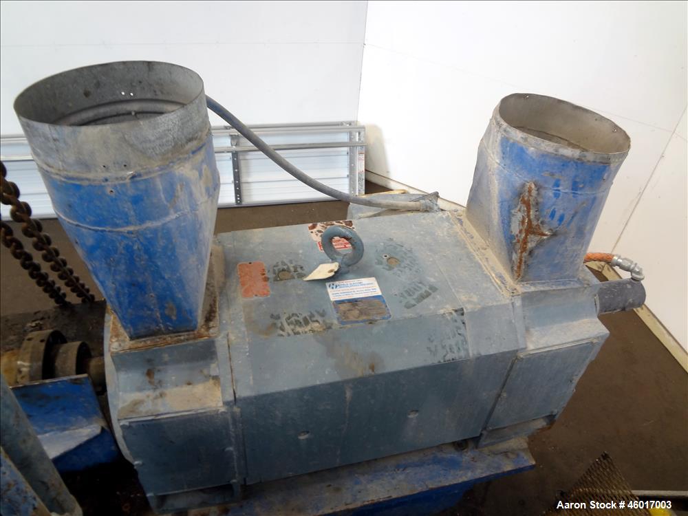 Used Farrel 10" Single Screw Dump Extruder, Model FD575.
