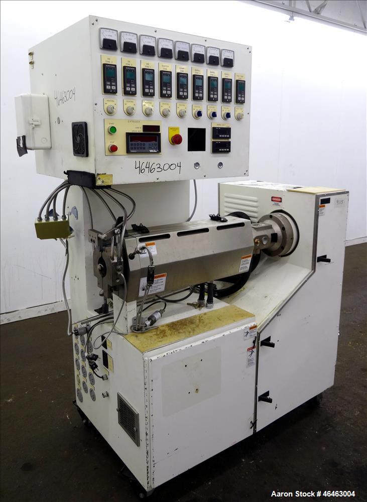 Used Genca 1.25" Single Screw Extruder Model GH125-SABIN97A