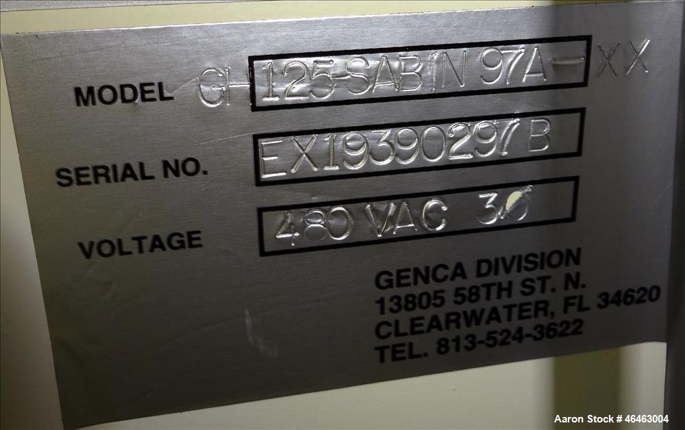 Used Genca 1.25" Single Screw Extruder Model GH125-SABIN97A