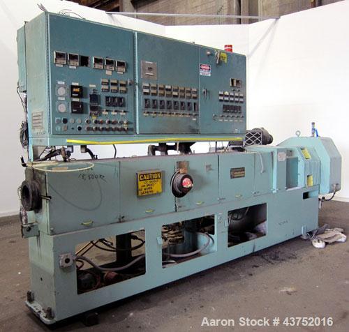 Used Gloucester Engineering 6" Single Screw Extruder, Model 266-001