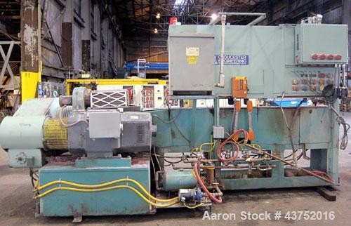Used Gloucester Engineering 6" Single Screw Extruder, Model 266-001